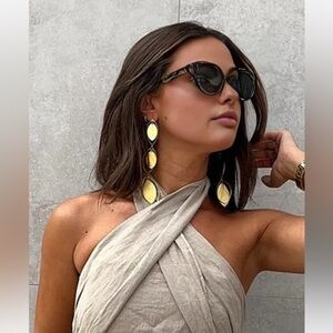 Cotton & Line Crisscross Halter Tank Top Size Medium New with tags NWT